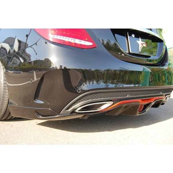 C-Class W205用 s.d.f star design factory社製 FRP Paint Rear diffuser｜stars-japan｜03