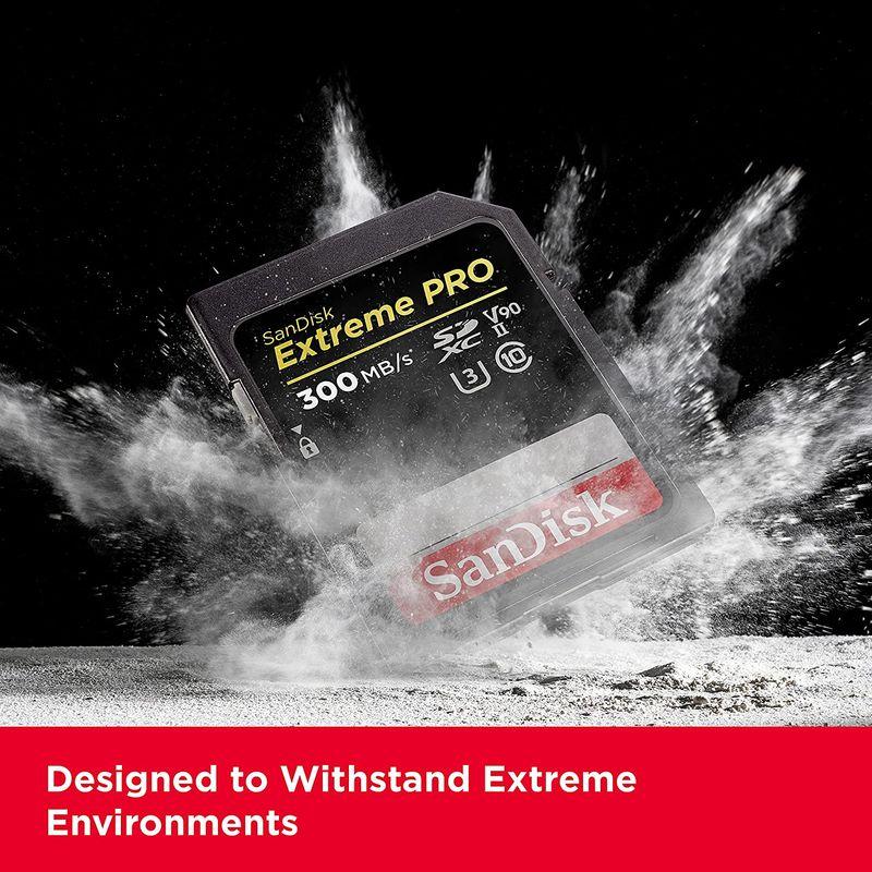 SanDisk 64GB Extreme PRO SDXC UHS-II Memory Card - C10, U3, V90, 8K, 4｜stars-select｜04