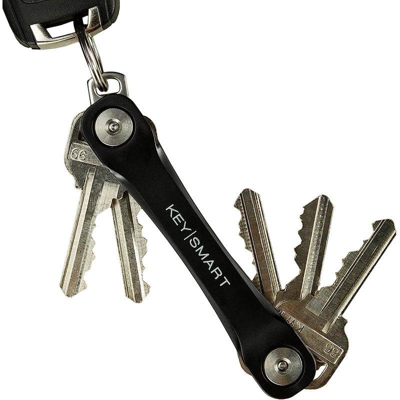 KeySmart Flex - コンパクトなキーホルダー兼キーオーガナイザー (最大8本の鍵を収納可、ブラック)｜stars-select｜06