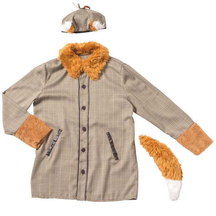 送料無料 男女兼用 ファングル きつね探偵シャツ 篠崎こころ 黒崎一叉 ブラウン シャーロック ボーイ 名探偵 探偵 帽子 狐 キツネ 制服 おそろ カップル メンズ |  | 01