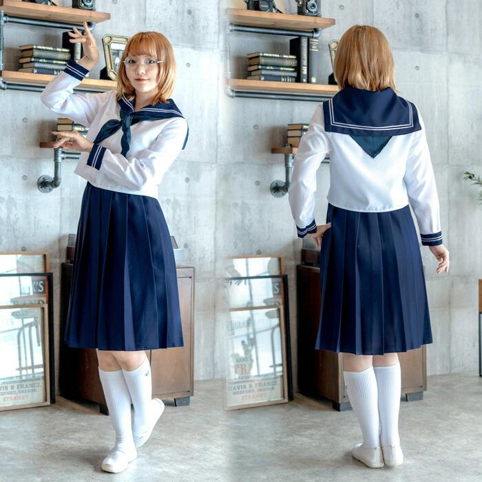 ベイビーザスターズ プードルちゃんセーラー襟カットソー 初期下妻物語 レトロセーラー セーラー 上下セット ネイビー 紺 セーラー服 80