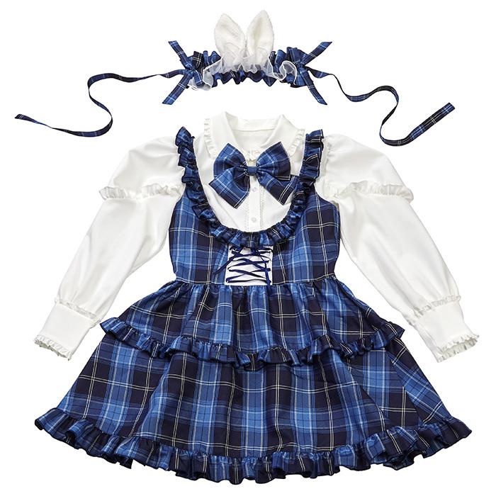 送料無料 ブリティッシュバニー ドーリー ブルー 篠原みなみ