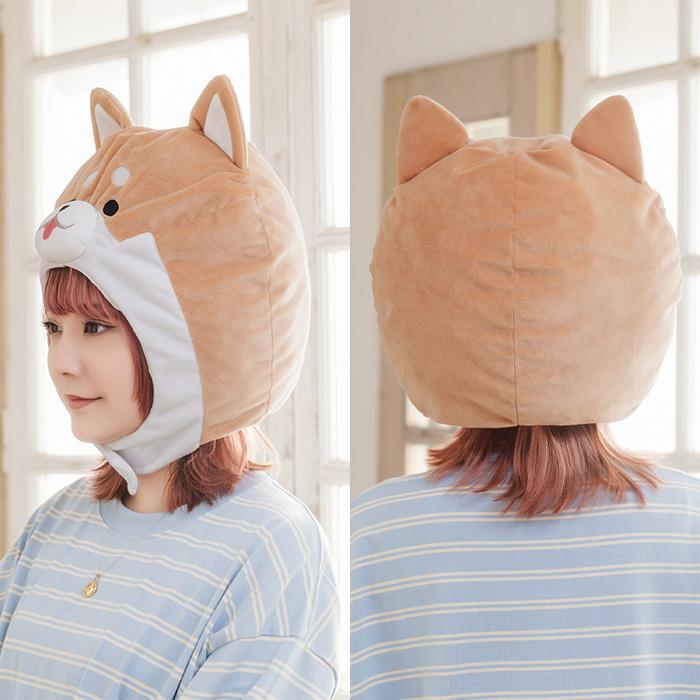 被り物 かぶりもん 柴犬 犬 動物 かぶりもの 被り 帽子 食べ物 男女兼用 ヘッド ハロウィン コスチューム コスプレ 仮装 男性用 忘年会 運動会 結婚式 余興 |  | 01