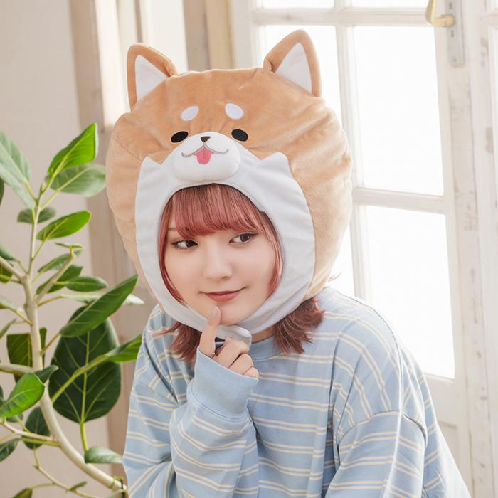 被り物 かぶりもん 柴犬 犬 動物 かぶりもの 被り 帽子 食べ物 男女兼用 ヘッド ハロウィン コスチューム コスプレ 仮装 男性用 忘年会 運動会 結婚式 余興 |  | 05