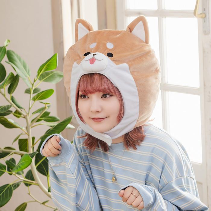 被り物 かぶりもん 柴犬 犬 動物 かぶりもの 被り 帽子 食べ物 男女兼用 ヘッド ハロウィン コスチューム コスプレ 仮装 男性用 忘年会 運動会 結婚式 余興 |  | 06