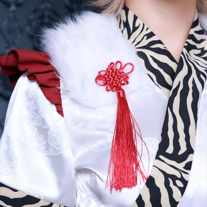 送料無料 INAZUMA鬼girl 巫女 篠崎こころ レッド 赤 巫女さん 和風 着物 みこさん カチューシャ ワンピース アームカバー トラ柄 節分 おに オニ 鬼コスプレ |  | 06