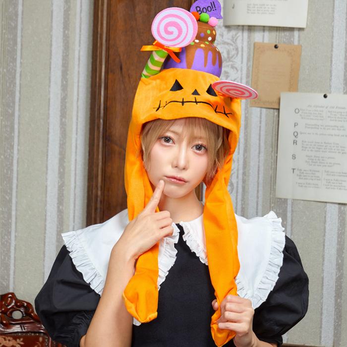 被り物 かぶりもん パタパタ ハット パンプキンケーキ かぶりもの 被りもの 帽子 かぼちゃ メンズ ヘッド ヘアアクセサリー コスチューム コスプレ ハロウィン |  | 03