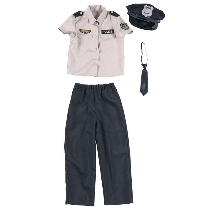 キッズ グレイ ポリス パンツ グレー ブラック 警察官 コスプレ 衣装 コスチューム ハロウィン 子供用 子ども 幼稚園 小学生 男の子 女の子 男の子 120 140 |  | 01
