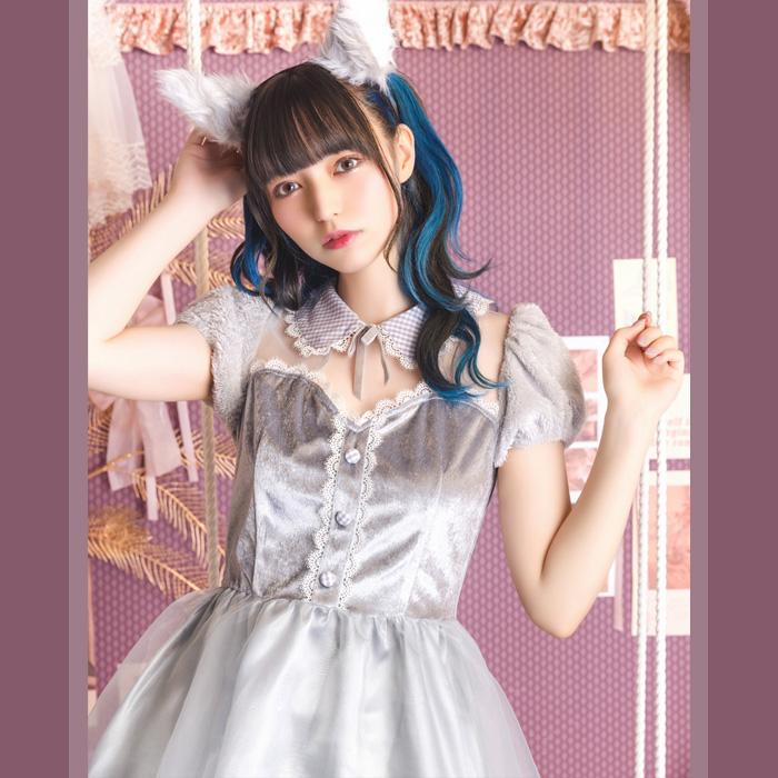 コケティッシュガーリー ガーリー ウルフ 多屋来夢 グレー おおかみ 狼 赤ずきん 動物 セクシー コスプレ衣装 コス コスプレ コスチューム ハロウィン |  | 04
