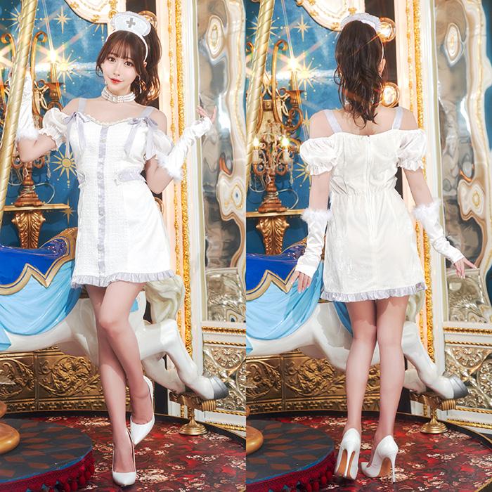 送料無料 リュクステラ エクリュナース 白田まい 白 ナース ナース服