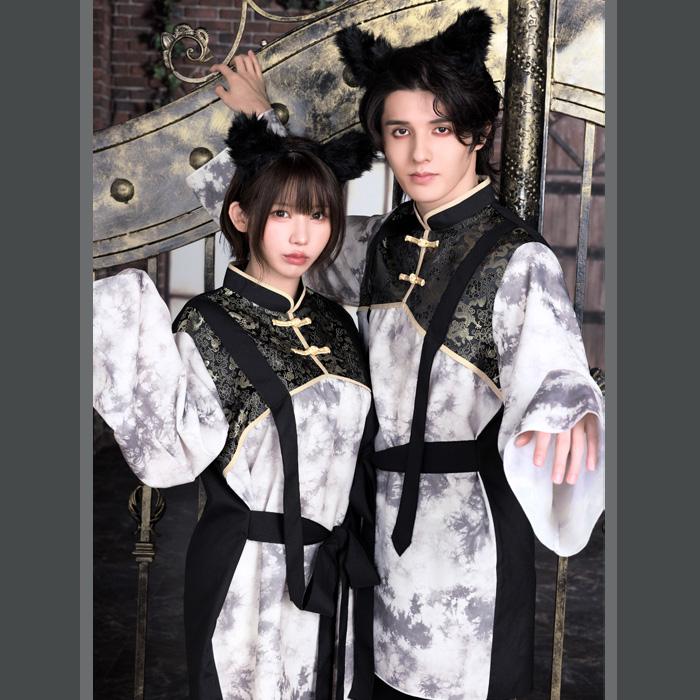 ネオゾンビ チャイナウルフ えなこ カップル 黒 白 ウルフ おおかみ 狼