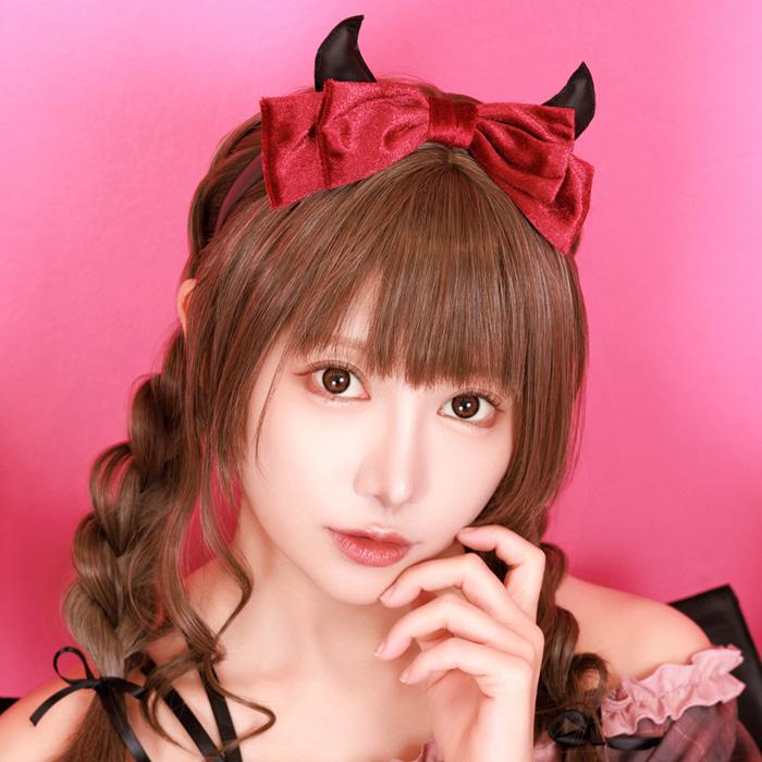 ビター サキュバス 篠崎こころ デビル 小悪魔 ピンク いちご チョコ バレンタインデー メイド カチューシャ コスチューム コス ハロウィン コスプレ |  | 06