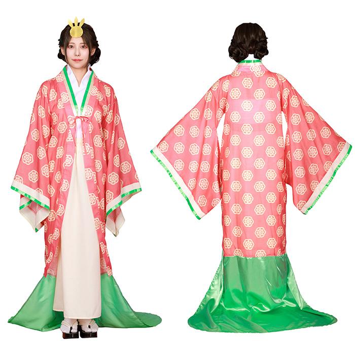 送料無料 お雛様 ピンク 桃の節句 雛人形 ひな人形 おひなさま ひいな祭り ひなまつり 和風 和風コス きもの 着物 振袖 コス コスプレ コスチューム ハロウィン |  | 02