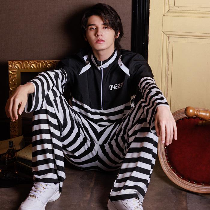 男女兼用 プリズンマスター フォンデットスーツ 囚人 囚人服 プリズナー ボーダー 大きいサイズ メンズ レデイーズ コスプレ コスチューム ハロウィン 仮装 衣装 |  | 10