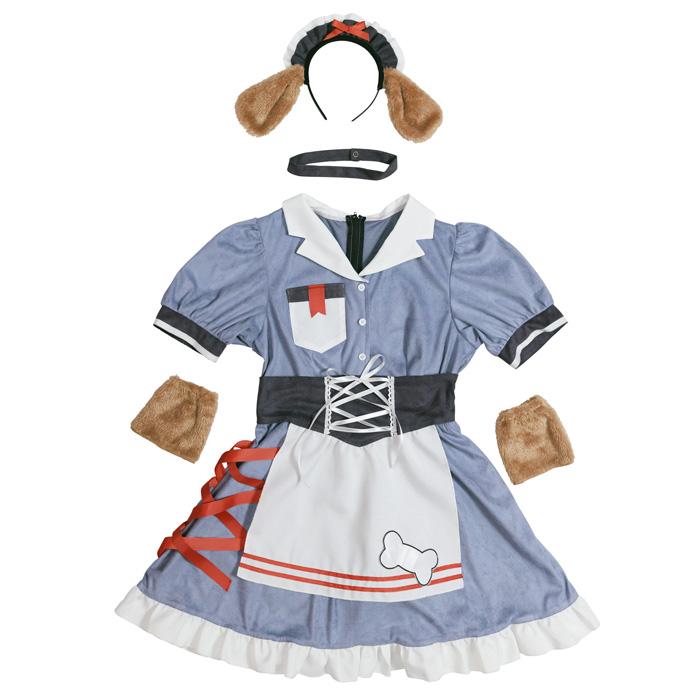 ダスティコンフィ ドッグ ダイナー えなこ ブルー 犬 いぬ 耳 カチューシャ ウエイトレス カフェ メイド コスプレ コスチューム ハロウィン 仮装 衣装 |  | 01