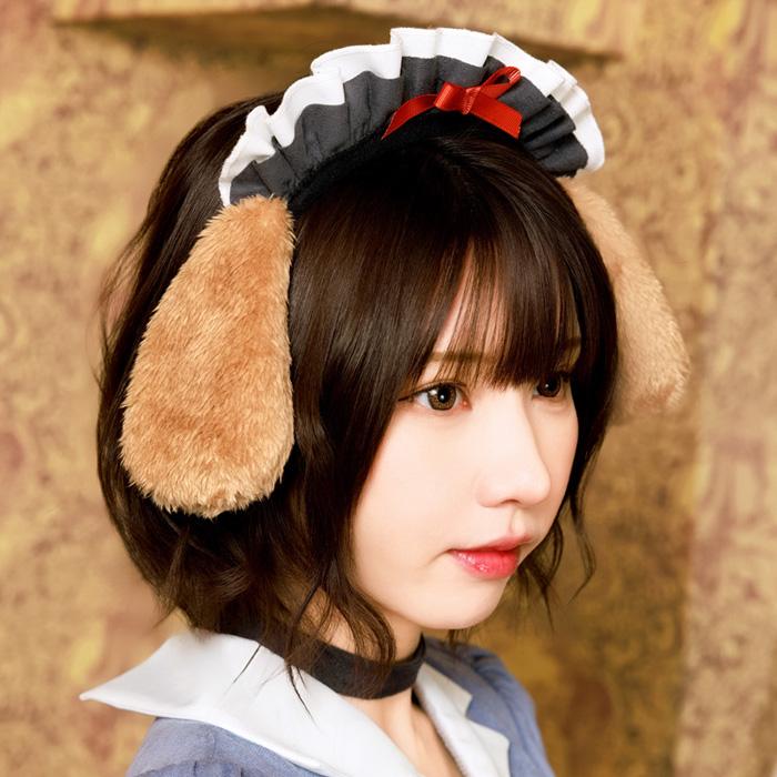 ダスティコンフィ ドッグ ダイナー えなこ ブルー 犬 いぬ 耳 カチューシャ ウエイトレス カフェ メイド コスプレ コスチューム ハロウィン 仮装 衣装 |  | 06