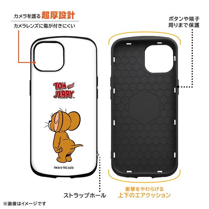 iPhone15 耐衝撃ケース MiA ハイブリッド ケース カバー ソフトケース TPU ハードケース キャラクター かわいい トムとジェリー フィフティーン iPhone 15｜stars-y｜02