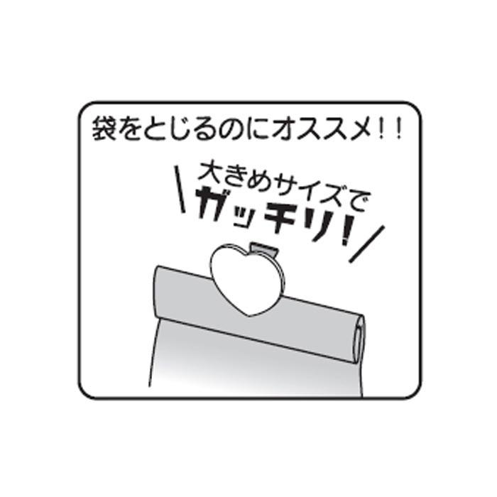 リラックマ ビッグウッドクリップ ハート 日本製 クリップ ピンチ ウッド メモ 留め具 袋 留め 止め ストッパー フードクリップ 木製 キャラクター かわいい｜stars-y｜02