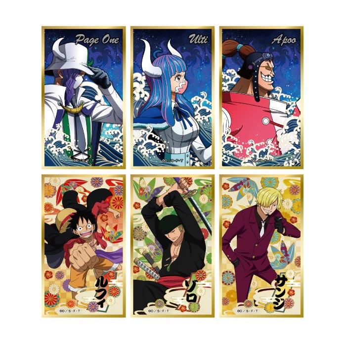 送料無料 エンスカイ ワンピース 華絵札色紙コレクション 12個入 送料無料 エンスカイ ワンピース 華絵札色紙コレクション 12個入