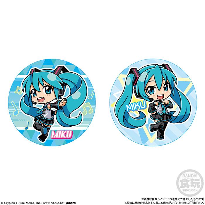 缶バッジ Project mirai ミク リン ルカ MEIKO 送料無料 BANDAI Candy CAN BADGE COLLECTION 初音ミク