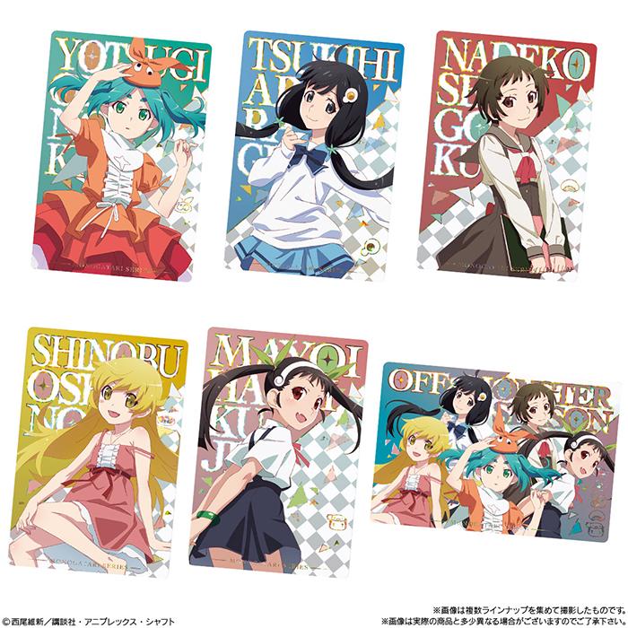 【No.23 千石撫子＆斧乃木余接＆阿良々木月火】物語シリーズ オフ&amp;モンスターシーズン クリアカードコレクションガム ※カードのみ 物語シリーズ オフ＆モンスターシーズン クリアカード