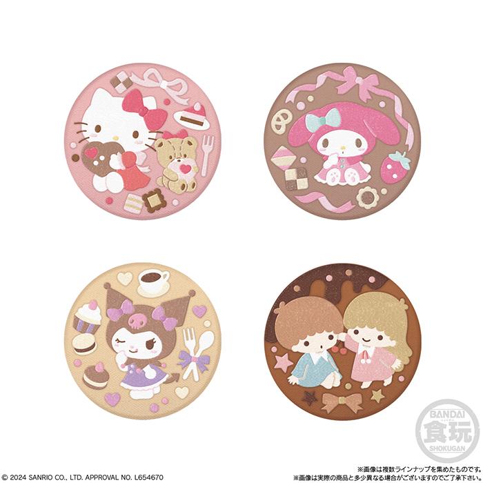 サンリオキャラクターズ刺繍缶バッジ ビスケット３ サンリオキャラクターズ 刺繍缶バッジビスケット3｜発売日：2025