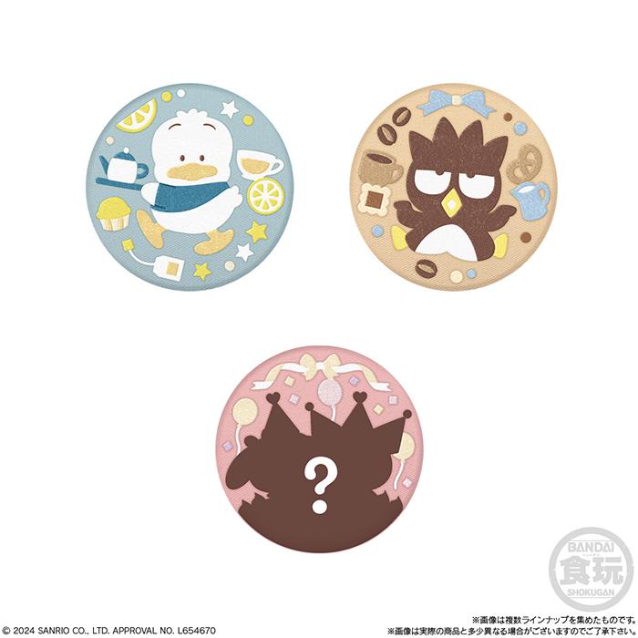 サンリオキャラクターズ刺繍缶バッジ３　コンプリートセット サンリオキャラクターズ 刺繍缶バッジビスケット3｜発売日：2025