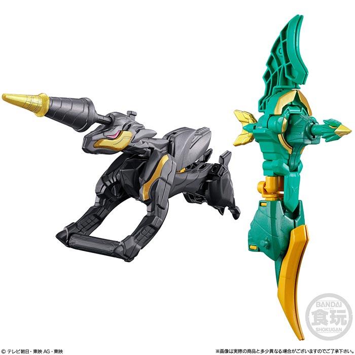 た*す様 【塗装完成品】ミニプラ　テガソード　イーグルシューター　ユニコーンドリ BANDAI Candy ミニプラ ナンバーワン合体シリーズ02 テガソード