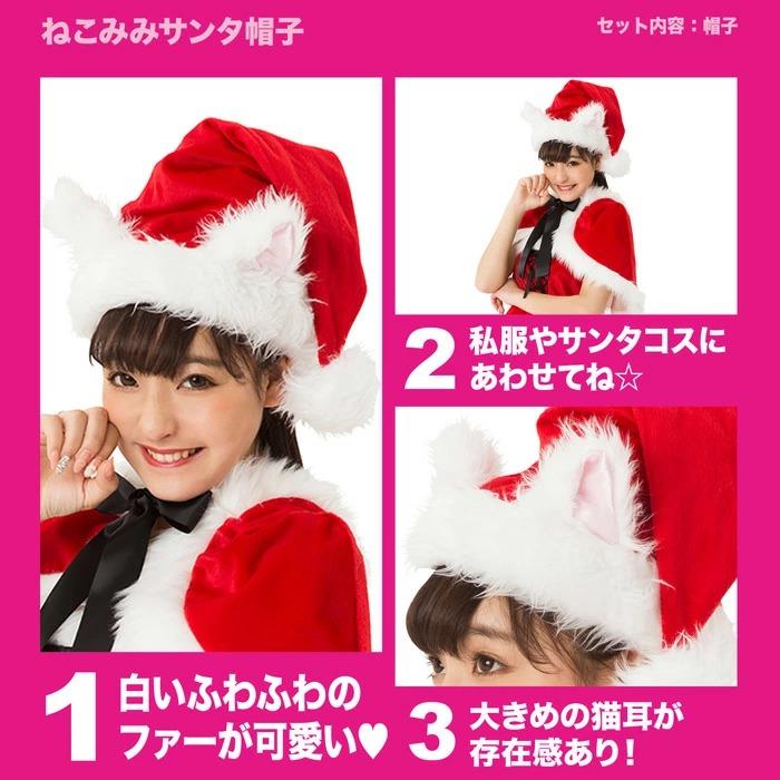 猫耳サンタ 帽子 サンタクロース ヘアアクセサリー ヘッド 頭 猫 猫耳サンタ 帽子 サンタクロース ヘアアクセサリー ヘッド 頭 猫