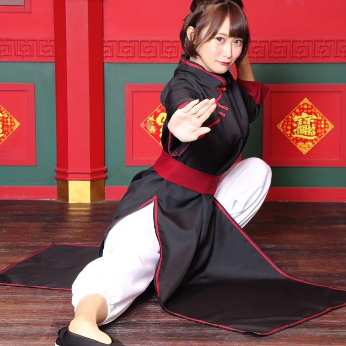 clearstone 送料無料 男女兼用 キョンシー カンフー 黒 大きいサイズ 