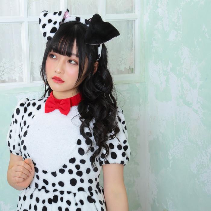 送料無料 ふわもこ アニマル キュート ダルメシアン ワンちゃん いぬ 犬 耳 カチューシャ ワンピース セクシー コスプレ コスチューム 衣装 仮装 ハロウィン S Cs 6g8 スターズ 通販 Yahoo ショッピング