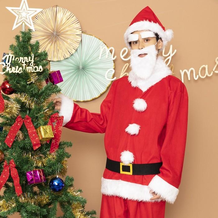 メンズ ベーシックサンタさん サンタ サンタクロース コスプレ メンズ 男性用 大きいサイズ クリスマス コスチューム 衣装 仮装 サンタコスプレ サンタコス｜stars-y｜03
