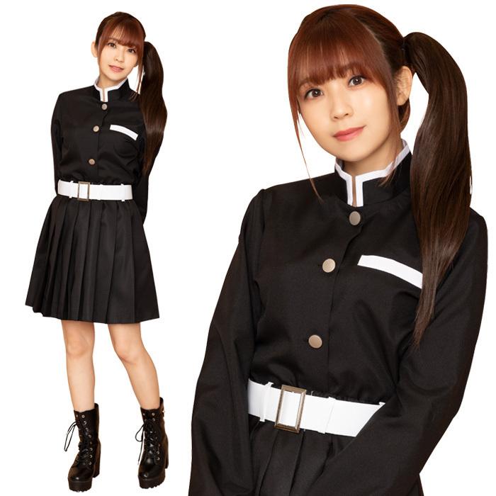 送料無料 デザイン学ラン プリーツスカート 学ラン 制服 黒 学生服 Jk 女子高生 スクール ヤンキー レディース コスプレ コスチューム 衣装 仮装 ハロウィン S Cs 6j128 スターズ 通販 Yahoo ショッピング