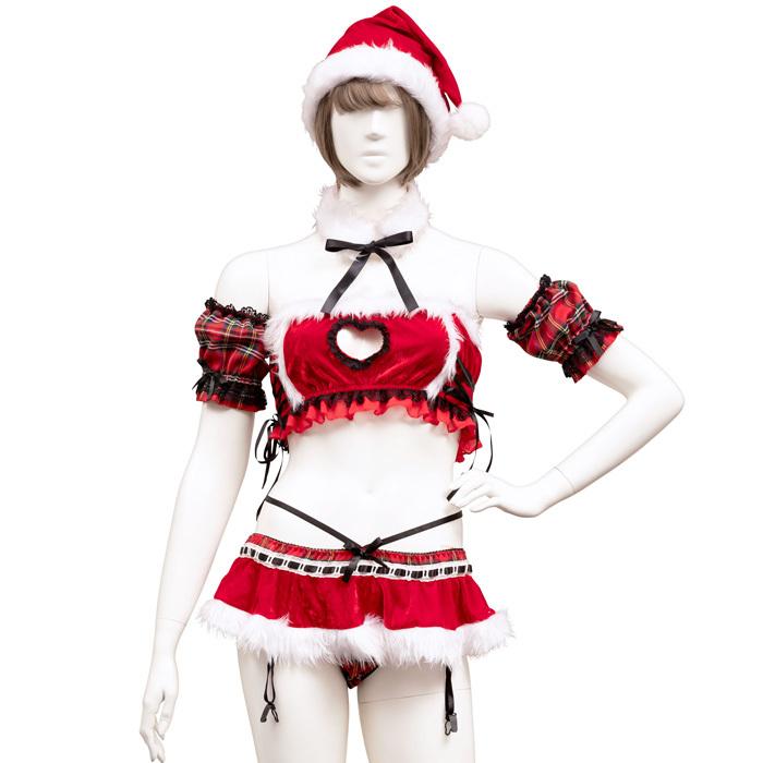 SugarWhip サンタランジェリー サンタ サンタコス コスプレ コスチューム 衣装 ドレス クリスマス セクシー ブラジャー ショーツ エッチ 勝負下着｜stars-y｜02