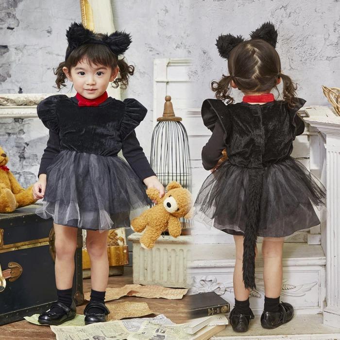 Baby 黒猫halloweenくみゃちゃん カチューシャ セット ハロウィン