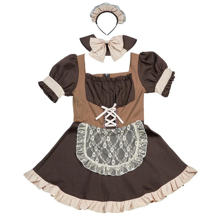 Bear’s Chocolaterieエプロン、カフェカチューシャセット Bear's Chocolaterieエプロン、カフェカチューシャセット Bear's