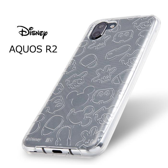 Aquos R2 ディズニー ミッキーマウス Tpu クリア ケース カバー 背面 ソフト クリアケース ミッキー Aquosr2 アクオス Sh 03k Shv42 スマホケース スマホカバー S In 7b463 スターズ 通販 Yahoo ショッピング