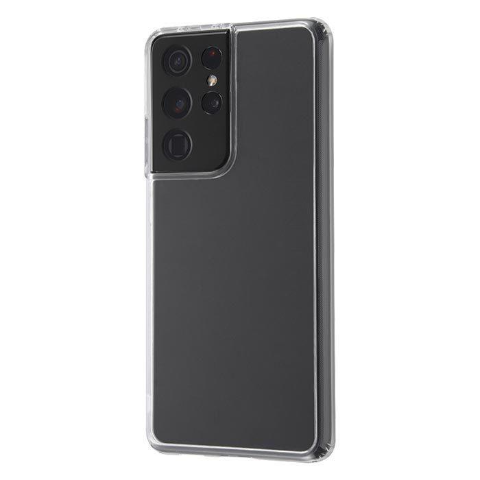 メール便 Galaxy S21 Ultra 5G ハイブリッド クリアケース 耐衝撃 