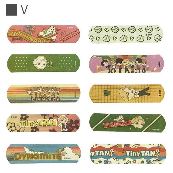 防弾少年団(BTS) - bts トレカ　bt21フレンズ　tinytan 絆創膏 BTSばんそうこう TinyTAN BANDAGES 10枚入 正規品 : 上原薬局