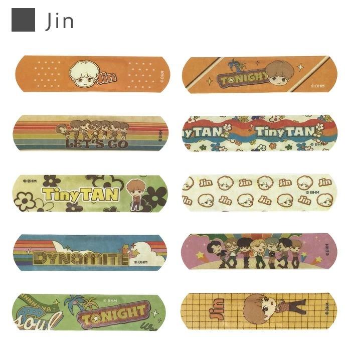 BTS TinyTAN ばんそうこう Dynamite 10枚入り 絆創膏 タイニー