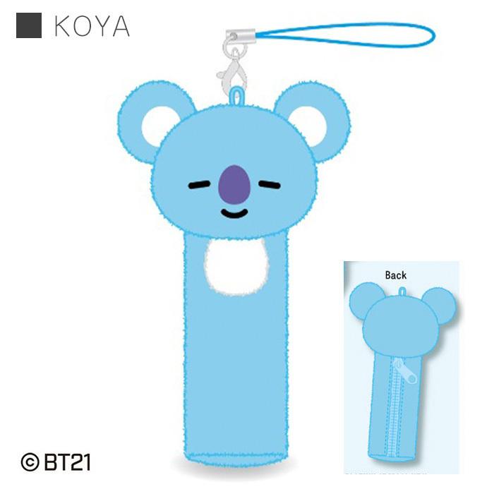 送料無料 BT21 リップ ケース ポーチ ストラップ キー ホルダー