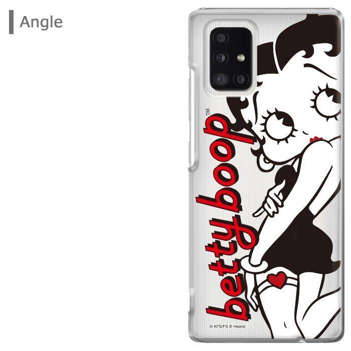 Galaxy A51 5G ベティ・ブープ クリア ケース ベティちゃん  BETTYBOOP グッズ ベティーちゃん ギャラクシー GalaxyA515G SCG07 スマホカバー スマホケース｜stars-y｜06