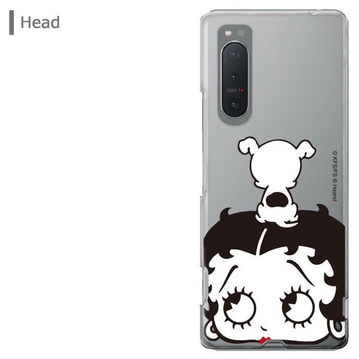 Xperia 5 II ベティ・ブープ クリア ケース ベティちゃん BETTYBOOP グッズ ベティーちゃん  エクスペリア Xperia5II SOG02 5II スマホカバー スマホケース｜stars-y｜04