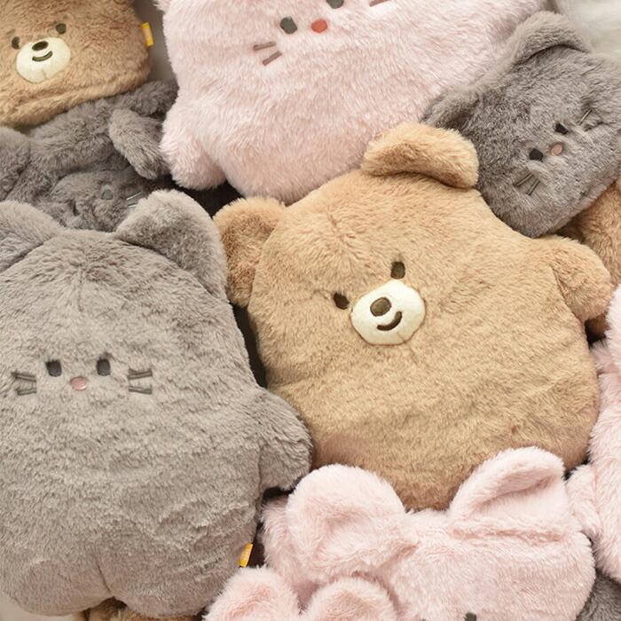 スートライプくま ぬいぐるみ＆クッションセット スートライプくま ぬいぐるみ＆クッションセット Amazon.co.jp