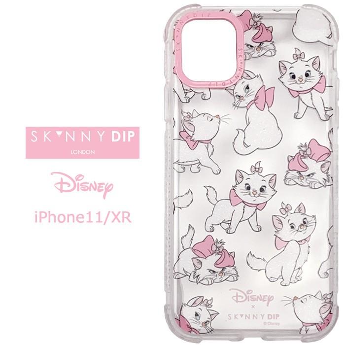 iPhone11 iPhoneXR ディズニー マリー x SKINNYDIP TPU ソフト 