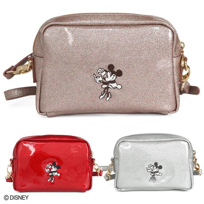 送料無料 ディズニー ミニーマウス スパークリップ ショルダーバッグ