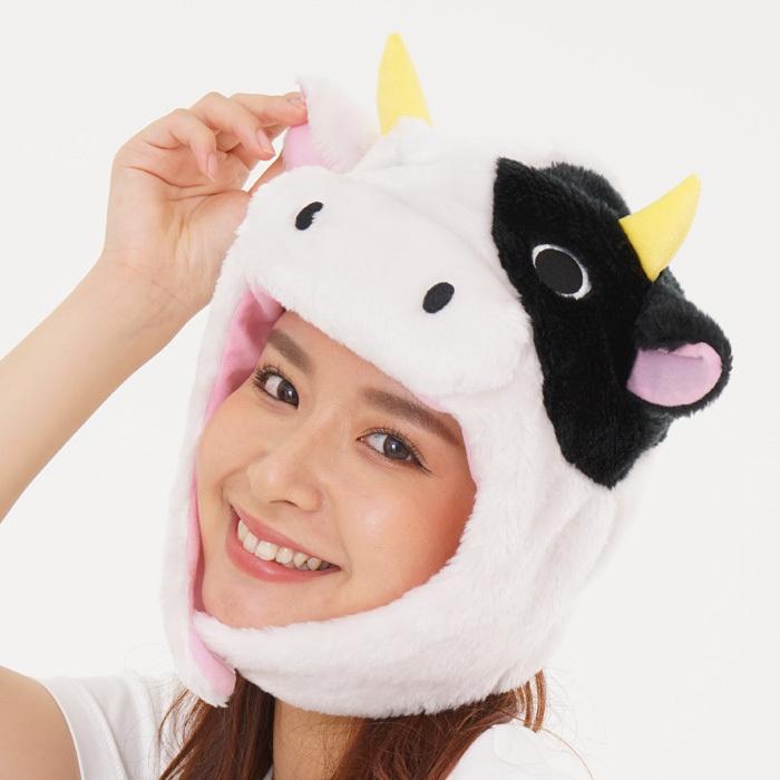 ウシ 被り物 かぶりもの 被りもの キャラクター グッズ かわいい にゅうぎゅう 牛 うし アニマル 動物 メンズ レディース 男女兼用 コスプレ ハロウィン 仮装 S Sz 6h816 スターズ 通販 Yahoo ショッピング