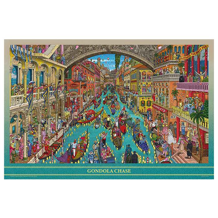 ゴンドラで水路を進め ジグソーパズル 1000ピース 1000 ジグソー パズル 絵画 イラスト 迷路探偵ピエール カミガキヒロフミ 絵探し プレゼント ギフトおうち時間 S Ym 6m095 スターズ 通販 Yahoo ショッピング