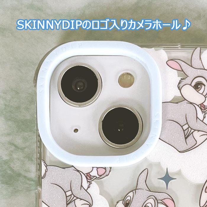 iPhone14 ディズニー ベビー とんすけ x SKINNYDIP TPU スキニーディップ ソフトケース クリアケース キャラクター バンビ うさぎ スマホカバー スマホケース｜stars-y｜06