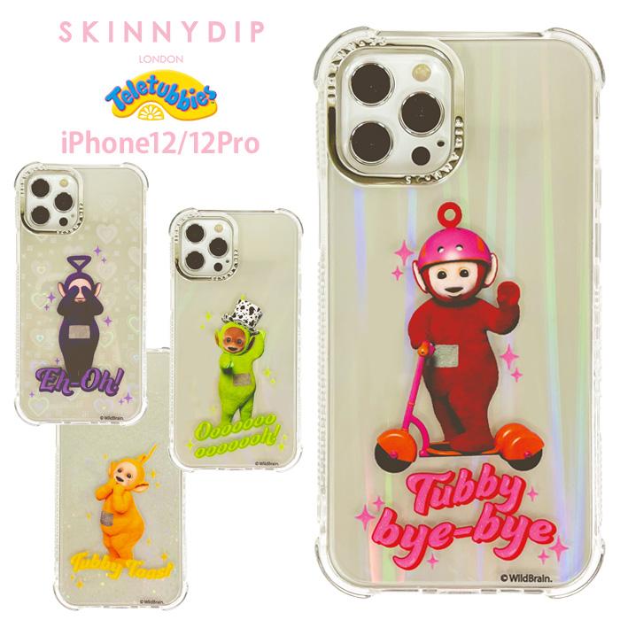 iPhone12 iPhone12Pro テレタビーズ x SKINNYDIP TPU クリア ケース